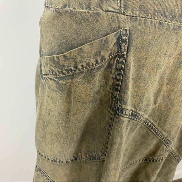 Free People Tencel Washed Apron Dress Sz XS - Picture 8 of 11